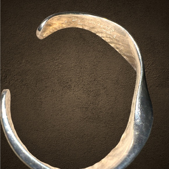 Sausalito Craft Works silver cuff marked SC anchor 2.25” - Picture 4 of 4